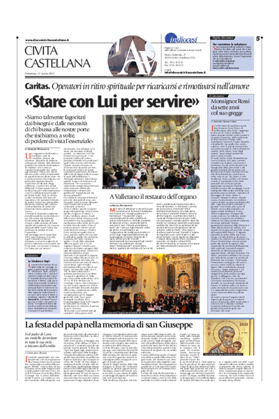 Avvenire - pagina diocesana del 15/03/2015